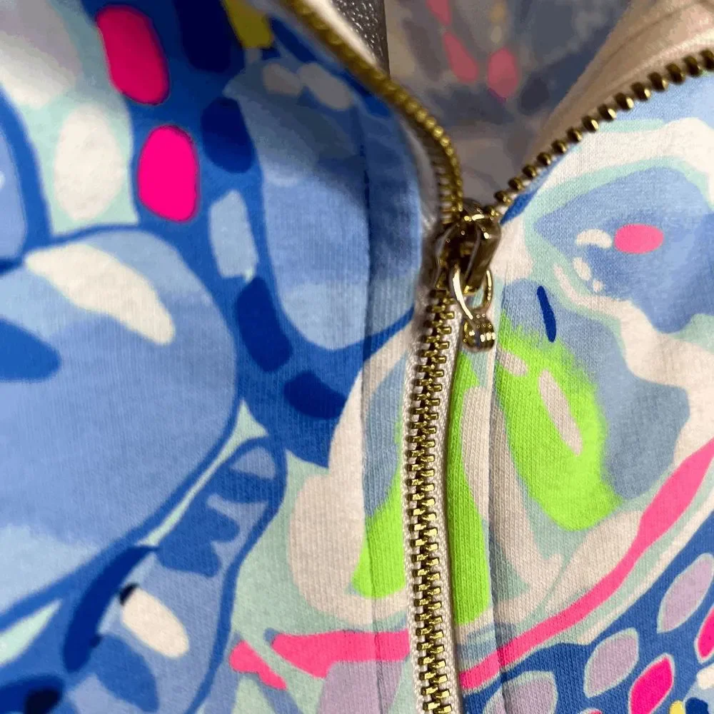 NWT Women's Lilly Pulitzer Tops Lilly Pulitzer Skipper Popover Size Small UPF 50 - Picture 3 of 7